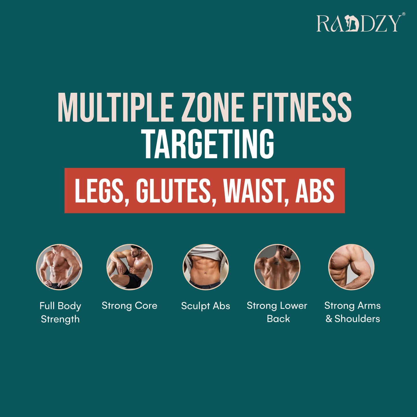 Raddzy Pilates Board Sets I Multifunctional Abdominal Pilates Board for Home Workout Equipment I Foldable Pilates Board (Blue)