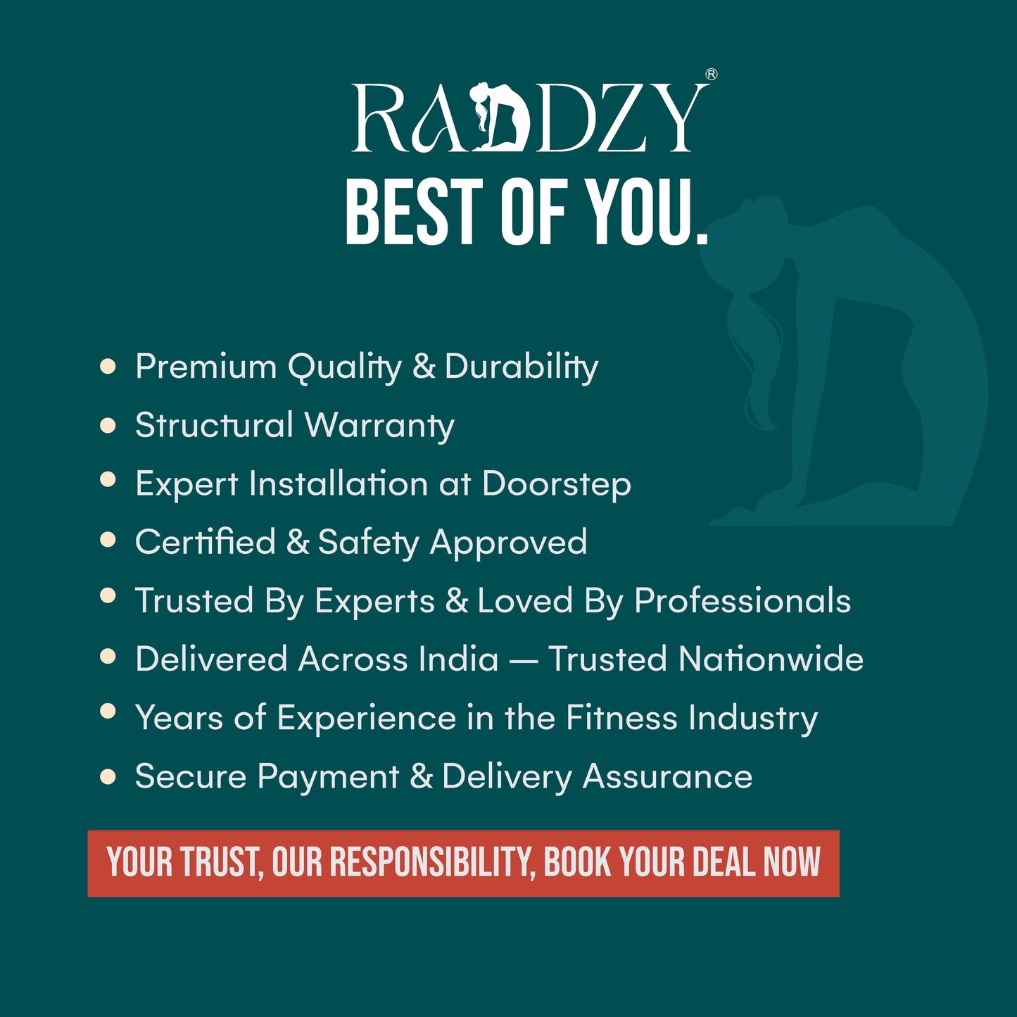 Raddzy Pilates Board Sets I Multifunctional Abdominal Pilates Board for Home Workout Equipment I Foldable Pilates Board (Blue)