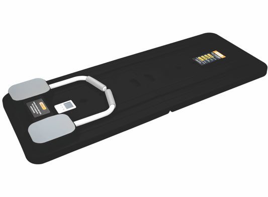 Raddzy Pilates Board Sets I Multifunctional Abdominal Pilates Board for Home Workout Equipment I Foldable Pilates Board (Black)