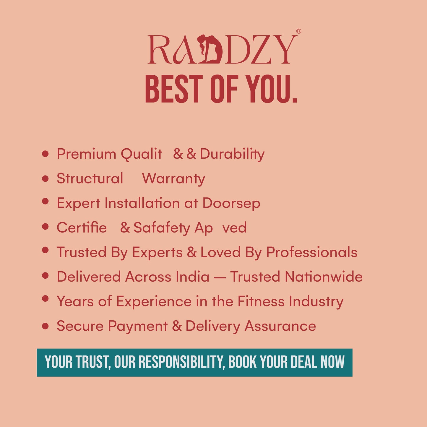 Raddzy Pilates Board Sets I Multifunctional Abdominal Pilates Board for Home Workout Equipment I Foldable Pilates Board (Black)