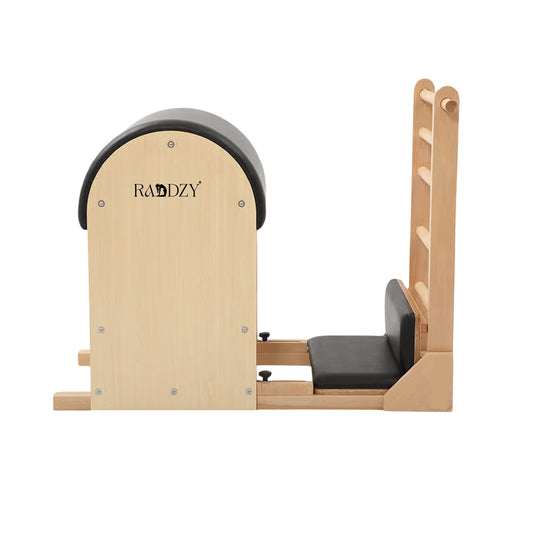 Raddzy Maple Pilates Ladder Barrel for Core & Flexibility Training – for Core Strength, Flexibility & Spine Therapy, Ideal for Home & Studio Pilates Workouts