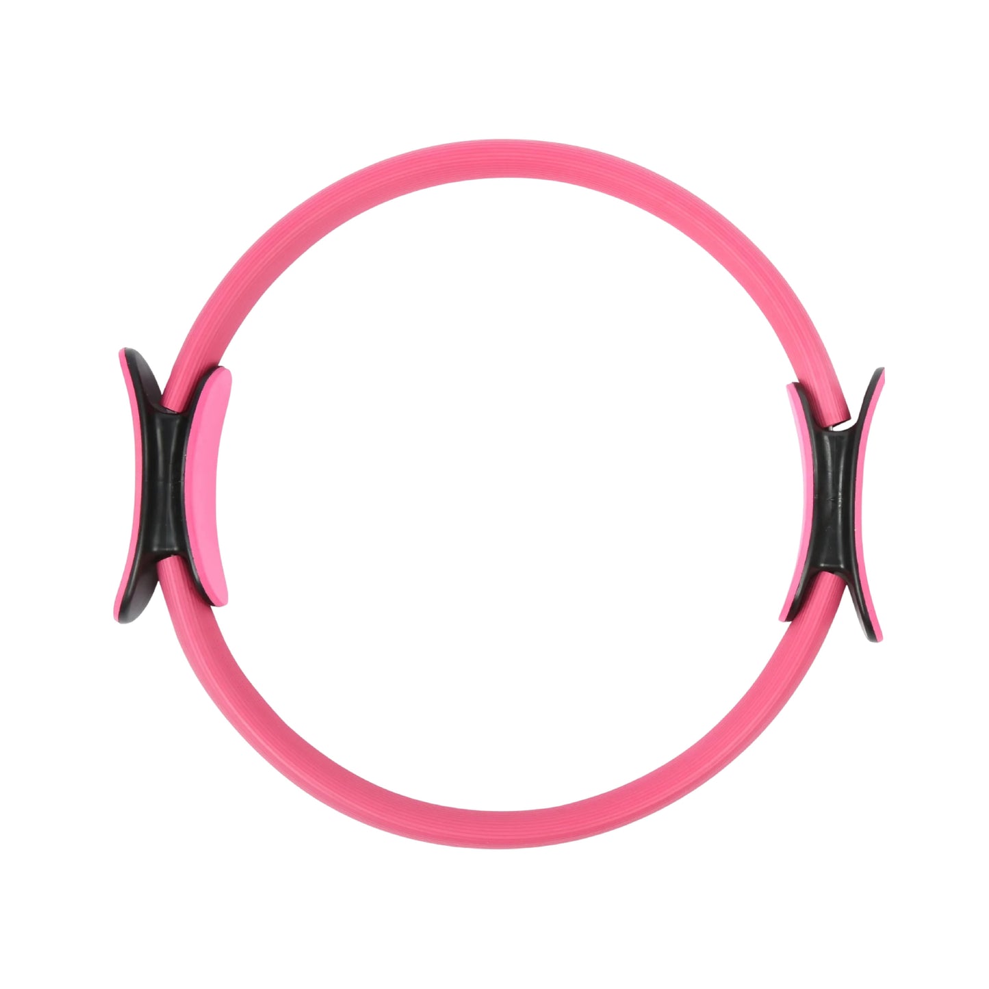 RADDZY Yoga Circle Exercise Pilates Ring – Full Body Toning & Fitness for Stretching, Relaxation & Strength Training (Pink)