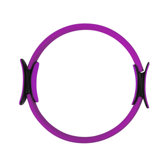 RADDZY Yoga Circle Exercise Pilates Ring – Full Body Toning & Fitness for Stretching, Relaxation & Strength Training (Purple)